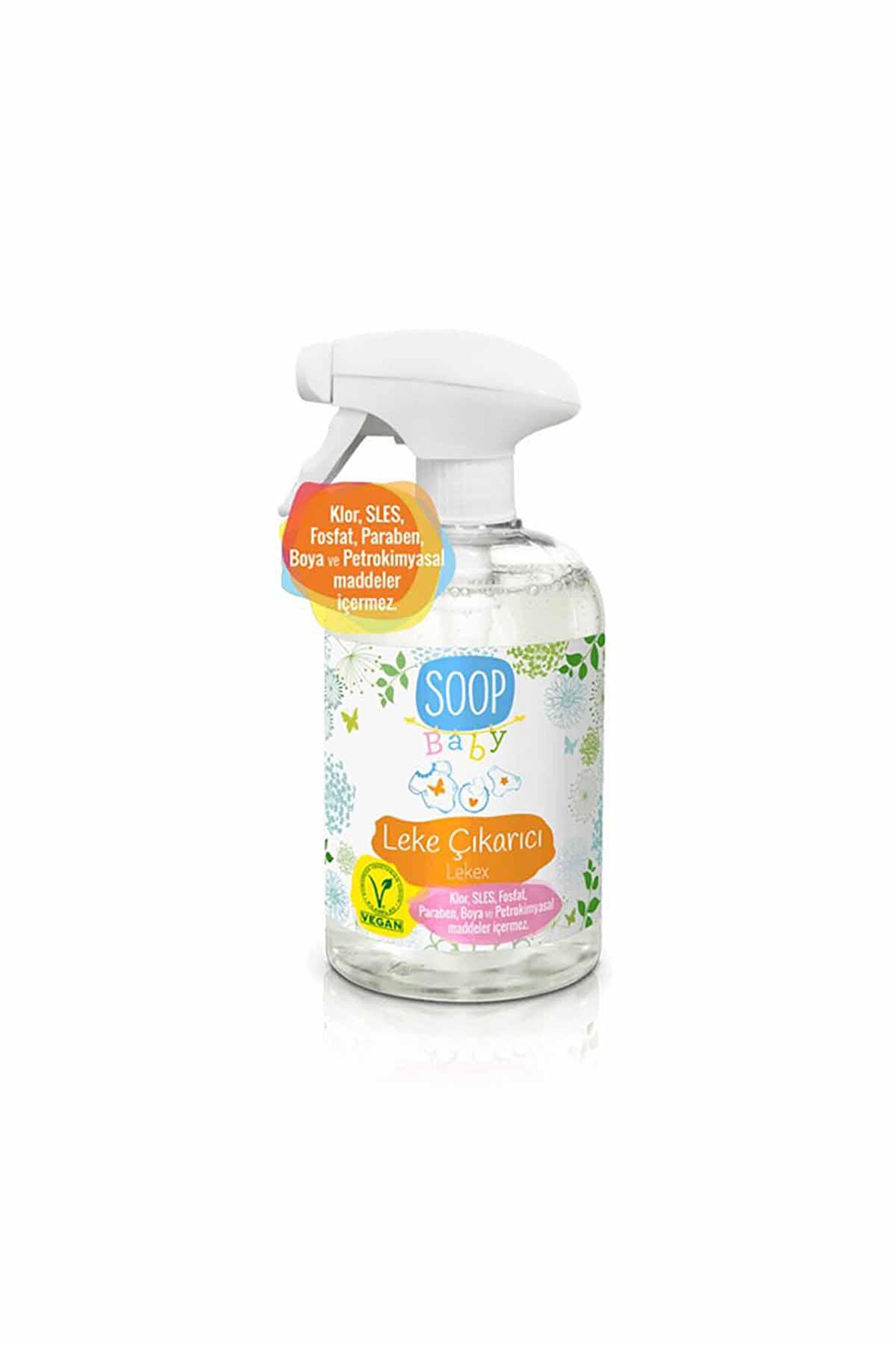 SOOP Bebek Leke Çıkarıcı 500 ml | Doğal Ve Vegan Formül | Greyfurt Ve Bergamot Kokulu Lekex