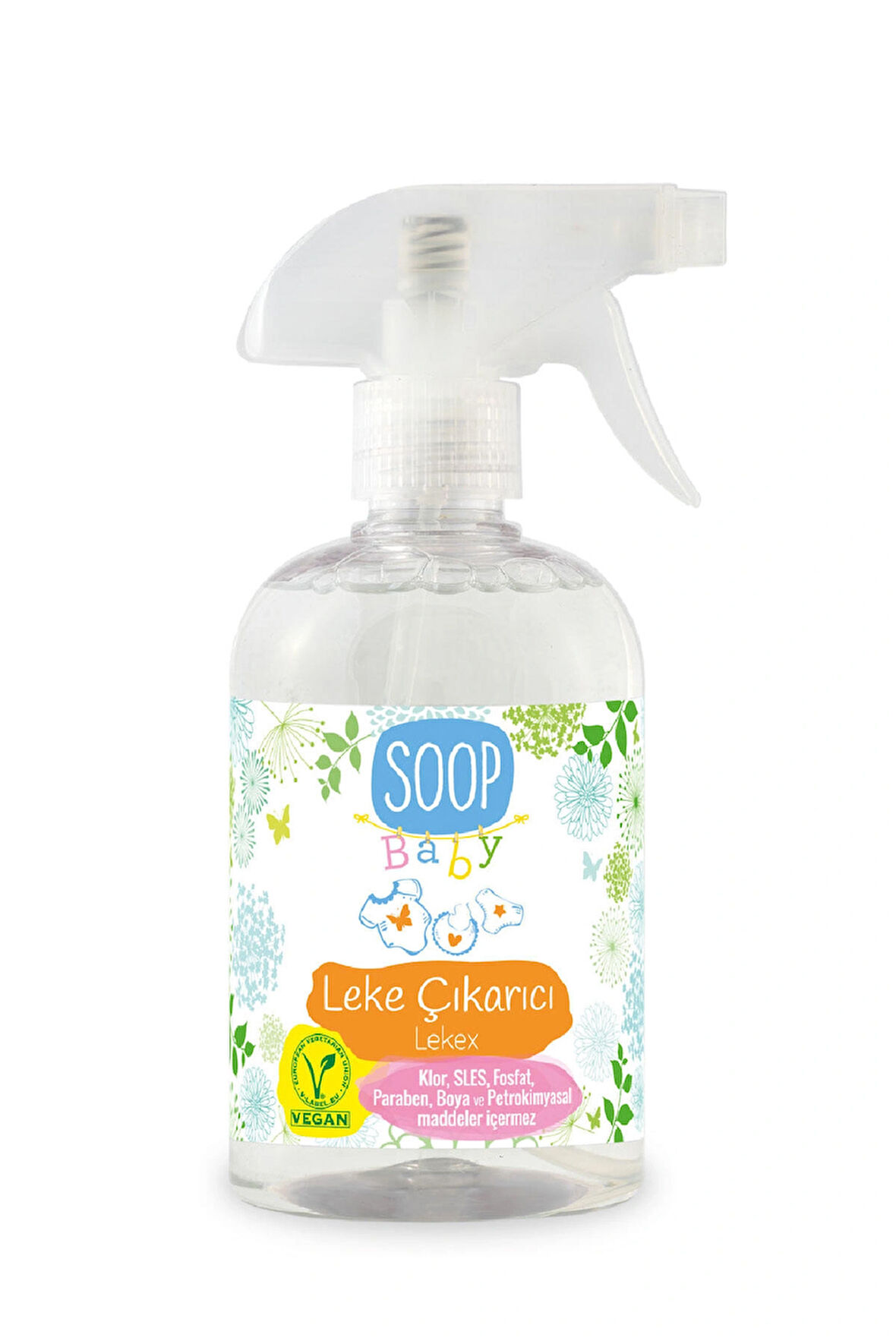 SOOP Bebek Leke Çıkarıcı 500 ml | Doğal Ve Vegan Formül | Greyfurt Ve Bergamot Kokulu Lekex