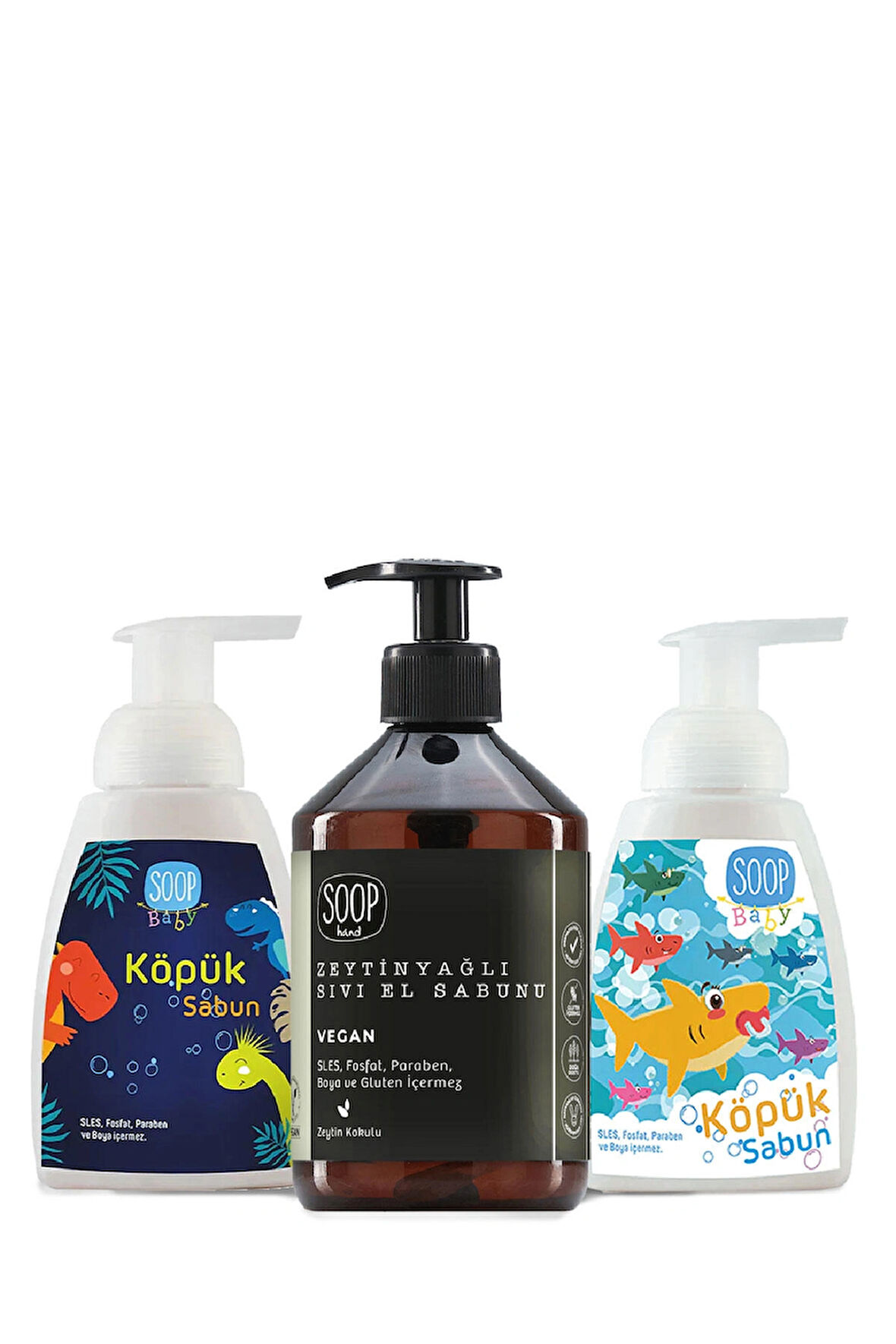 SOOP Home Zeytinyağlı Sıvı Sabun Ve Köpük Sabun | Doğal & Vegan Paket