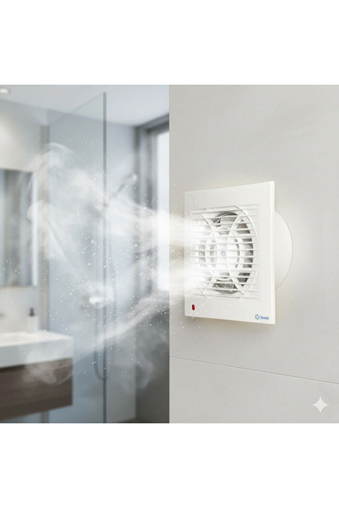 KSP100 Q100 15W BANYO DUVAR BACA ASPIRATOR