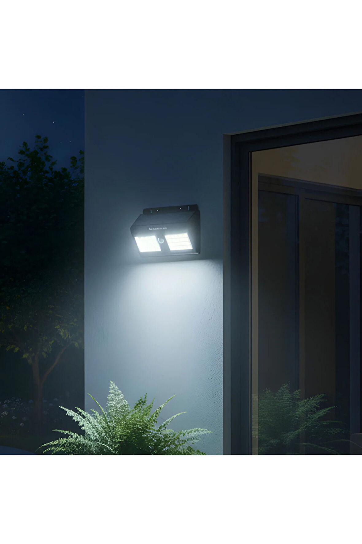 KBA750 SOLAR LED DUVAR LAMBASI 30W 160 Lümen SENSÖRLÜ