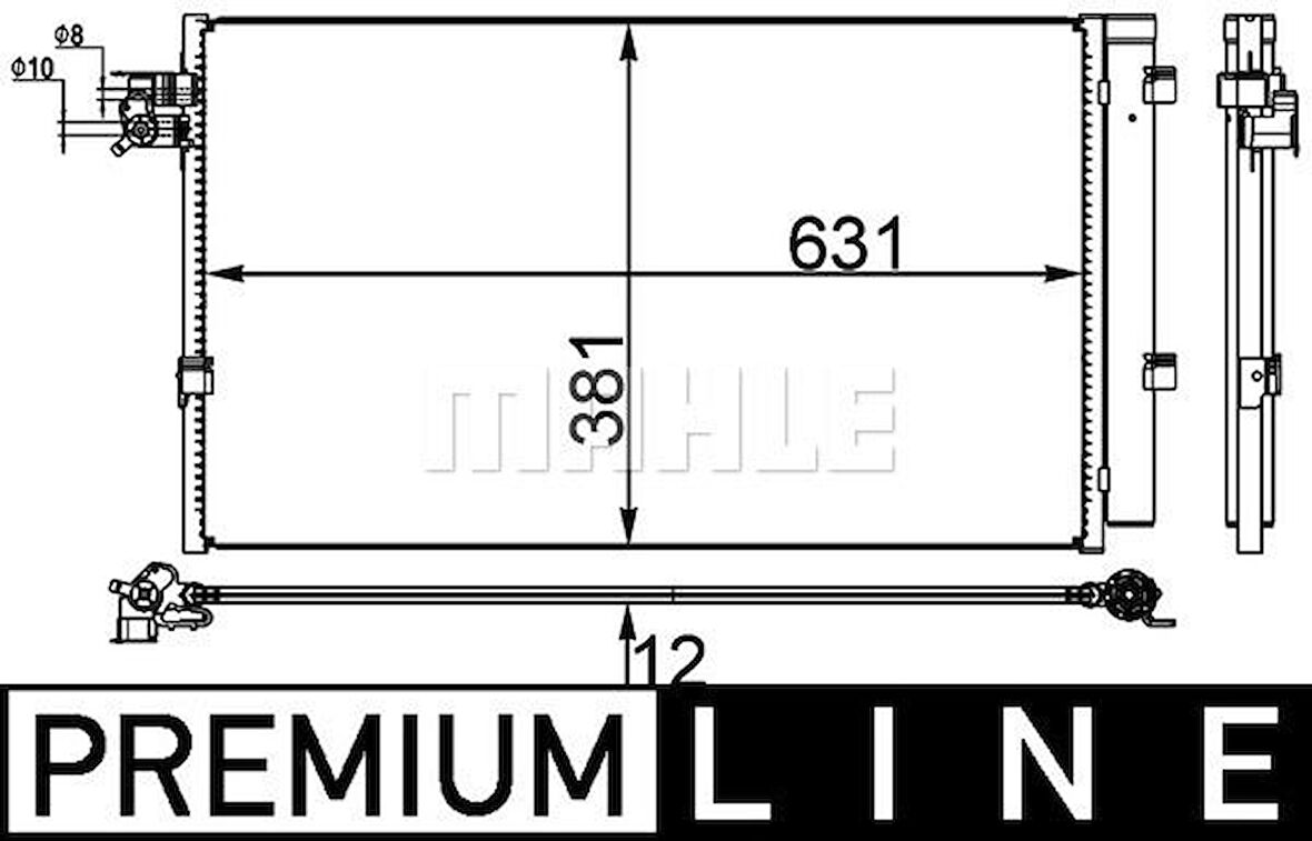 Bmw Klima Radyatoru Premium Line Bmw G30 G11 G12 G14 G15 G16 G32 - Mahle Ac 38 000p