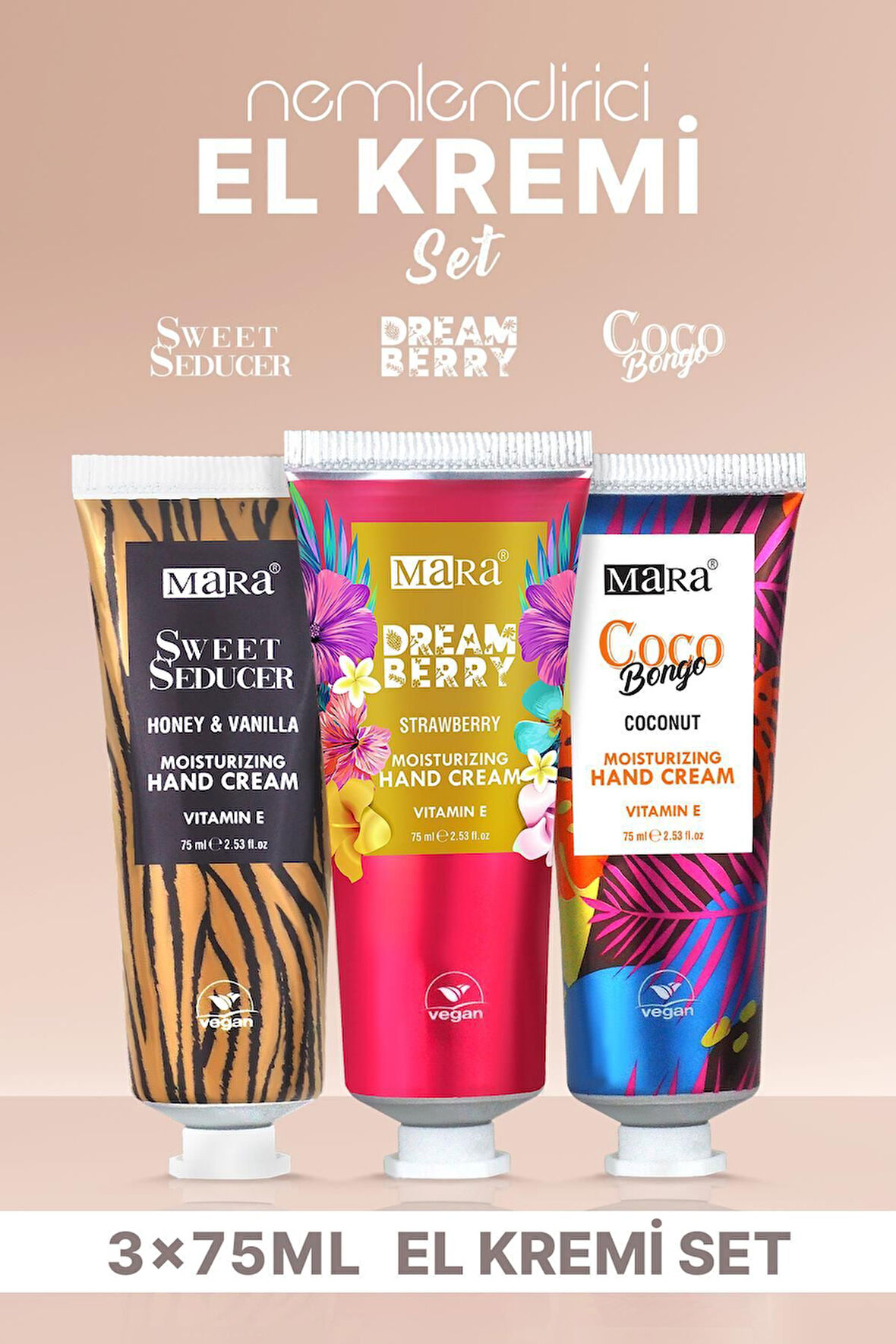 Nemlendirici El Kremi 3'lü Set