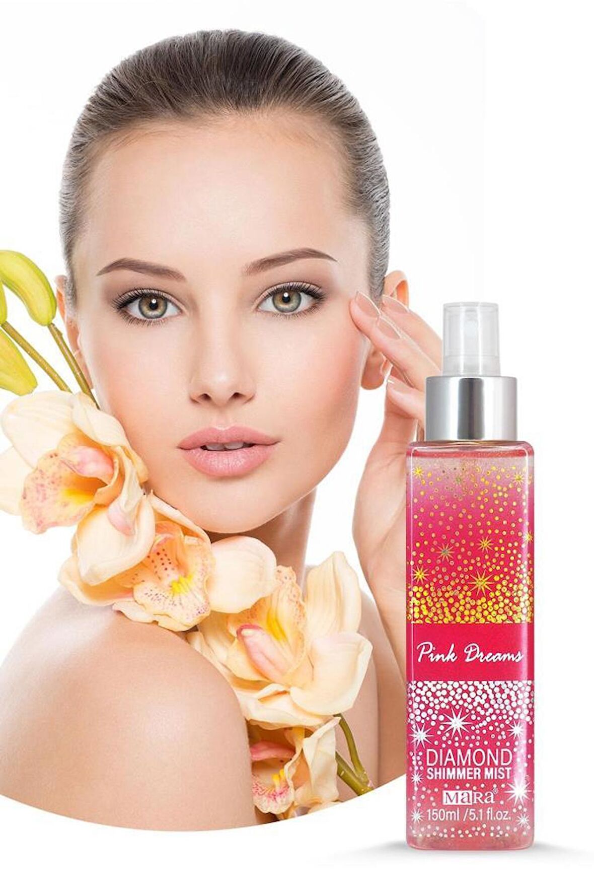 Mara Body Mist Diamond Pink Dreams 150ml Elmas Işıltılı Vücut Spreyi