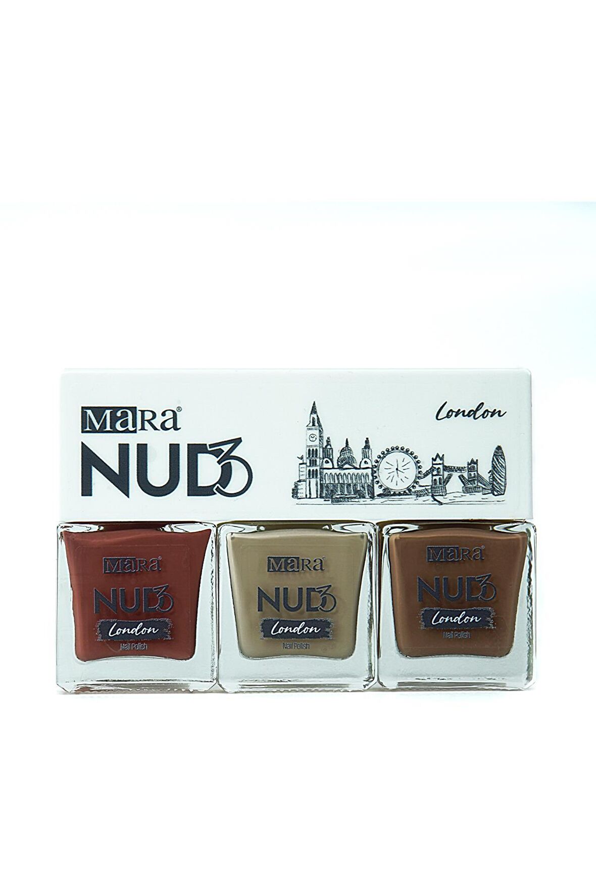 Mara Nude Oje Serisi 3'lü London