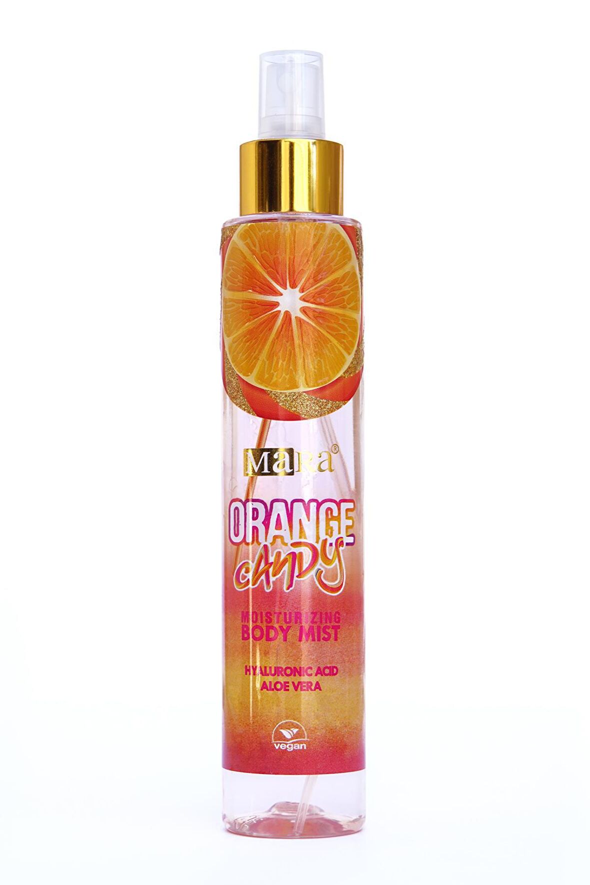 Mara Orange Candy Aloe Vera ve Hyalüronik Asit İçeren Vücut Spreyi 150 ml 