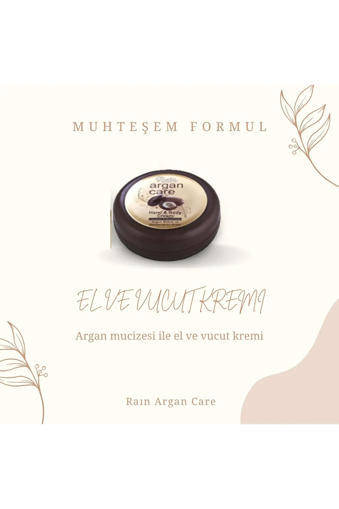 ARGAN BAKIM EL VE VÜCUT KREMİ, 150 ML