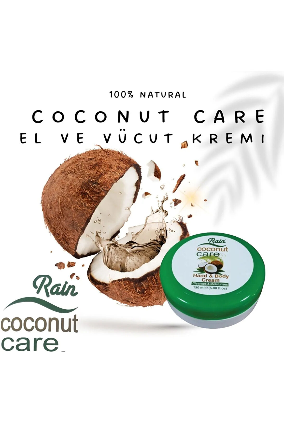 RAİN COCONUT KAVANOZ KREM 150ML