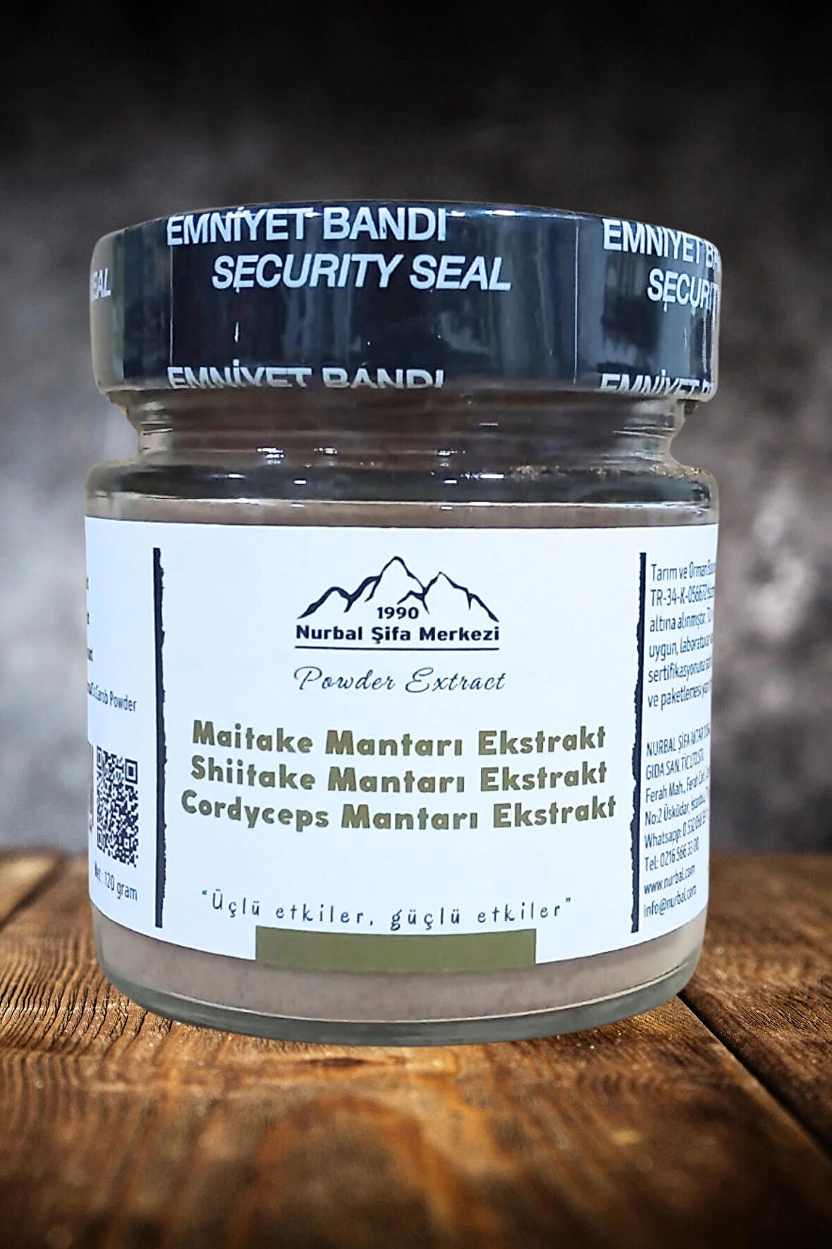 Maitake, Shiitake, Cordyceps Ekstrakt 120 Gr İmmn