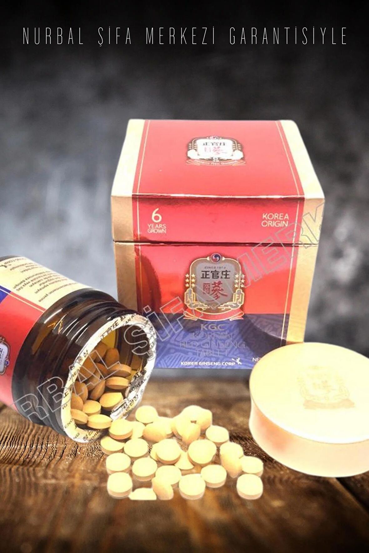 Kore Kırmızı Ginseng Tablet Orjinal 120 tab