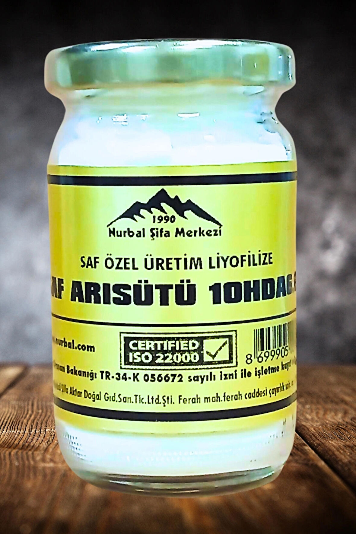 Saf Liyofilize Arısütü Tozu - 50 gram