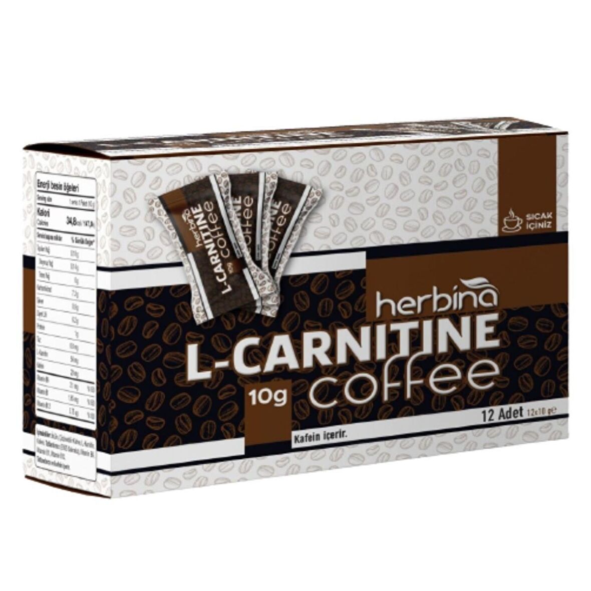 Herbina L Carnitine Coffee Toz 12x10 gr