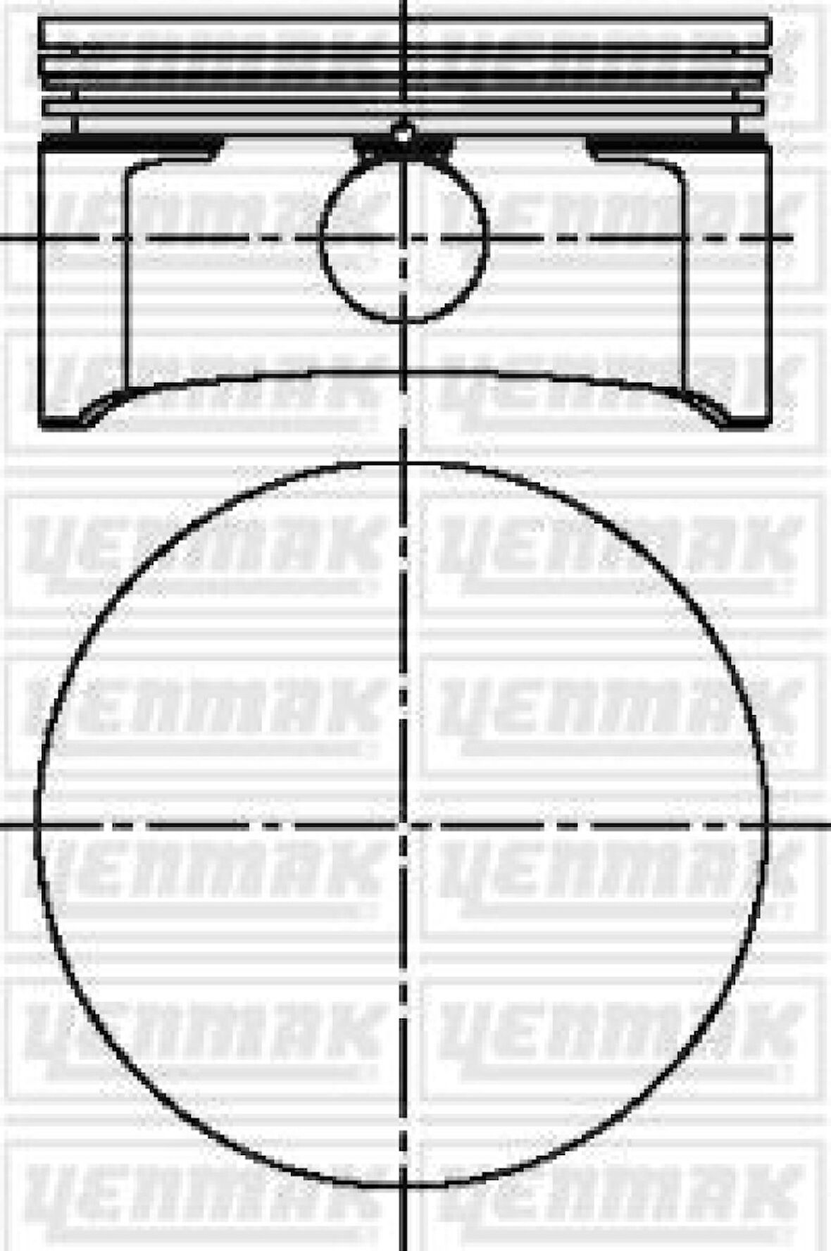 Opel Motor Piston Segman Komple Std (80.50mm) Vectra B Astra G Zafıra A Astra H Vectra C Meriva A Z18xe X - Yenmak 31-04219-000