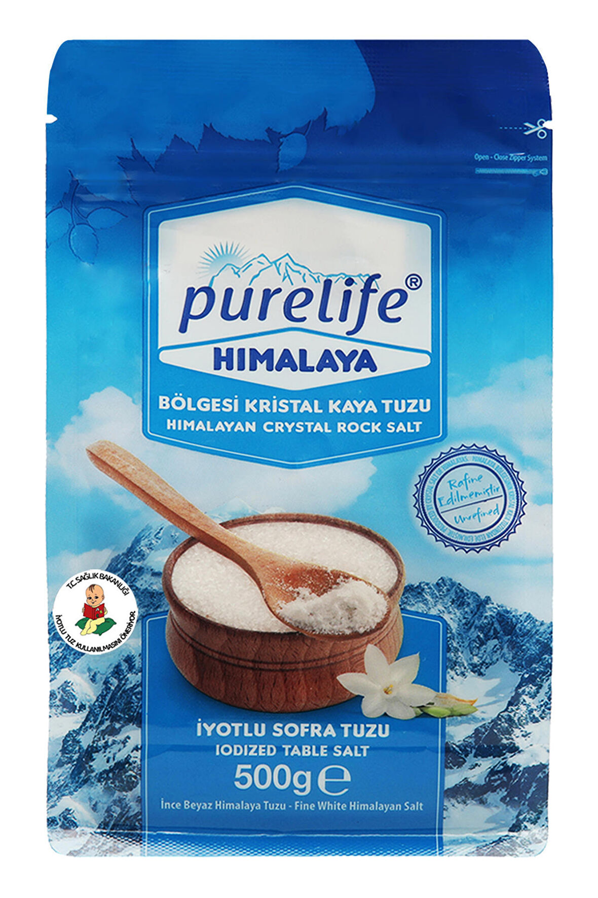 Himalaya Tuzu İyotlu İnce Beyaz 500g