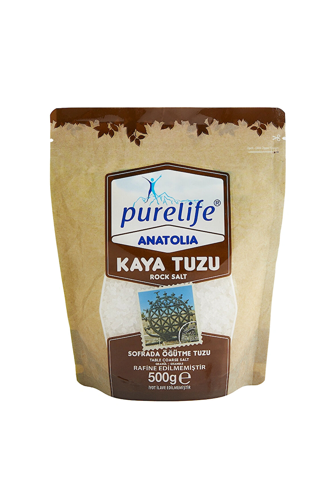 Purelife Kaya Tuzu Granül Anadolu Kaya Tuzu 500g | Rafine Edilmemiş & Doğal Tuz | Yüksek Mineralli