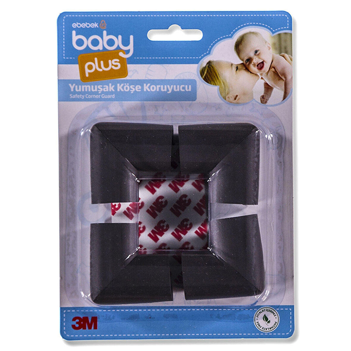 baby plus Soft Köşe Koruyucu 5x5x3,4 cm