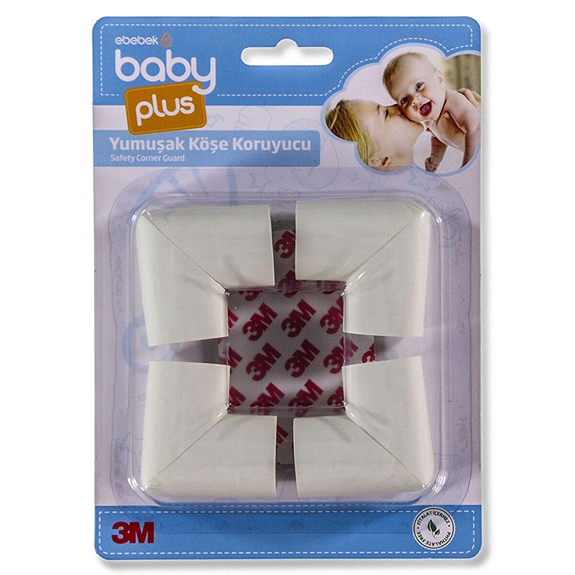 baby plus Soft Köşe Koruyucu 5x5x3,4 cm