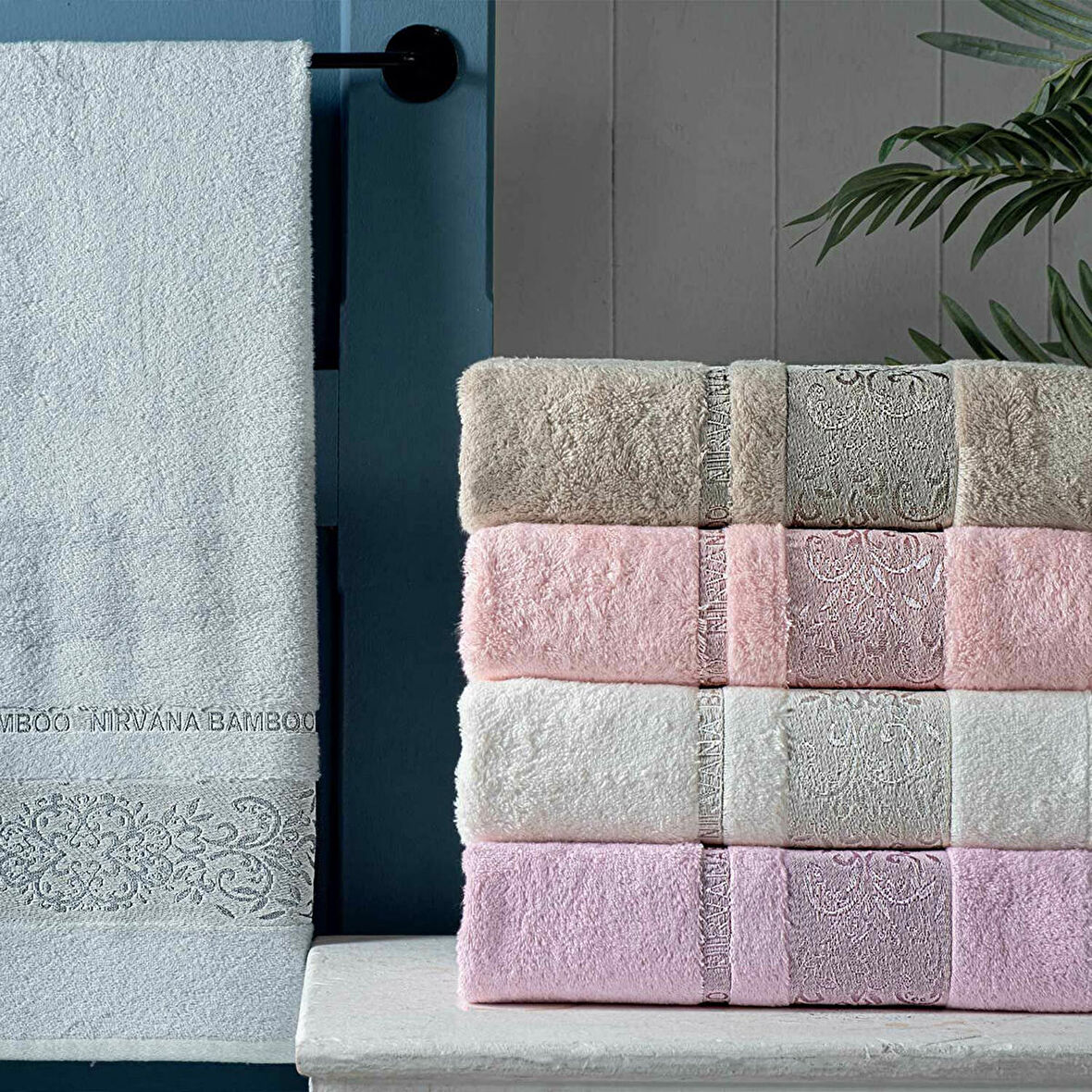 Maxstyle Nirvana Bamboo Pudra Havlu 70X140 cm