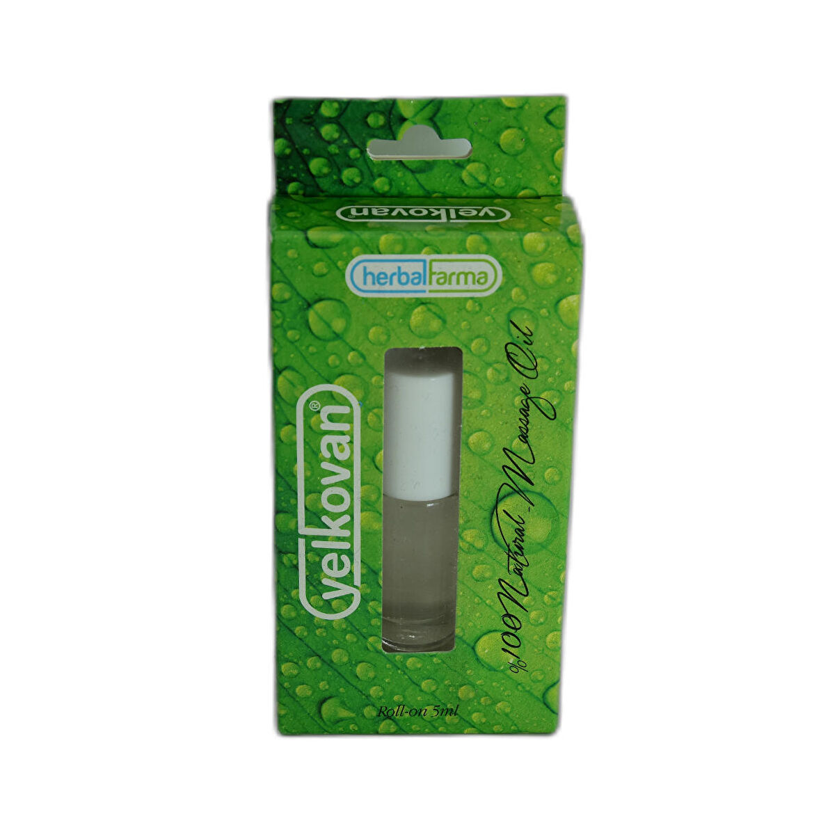 Herbalfarma Yelkovan Menthol Masaj Yağı Roll On Yüzde 100 Natural Nane Yağı 5 ML