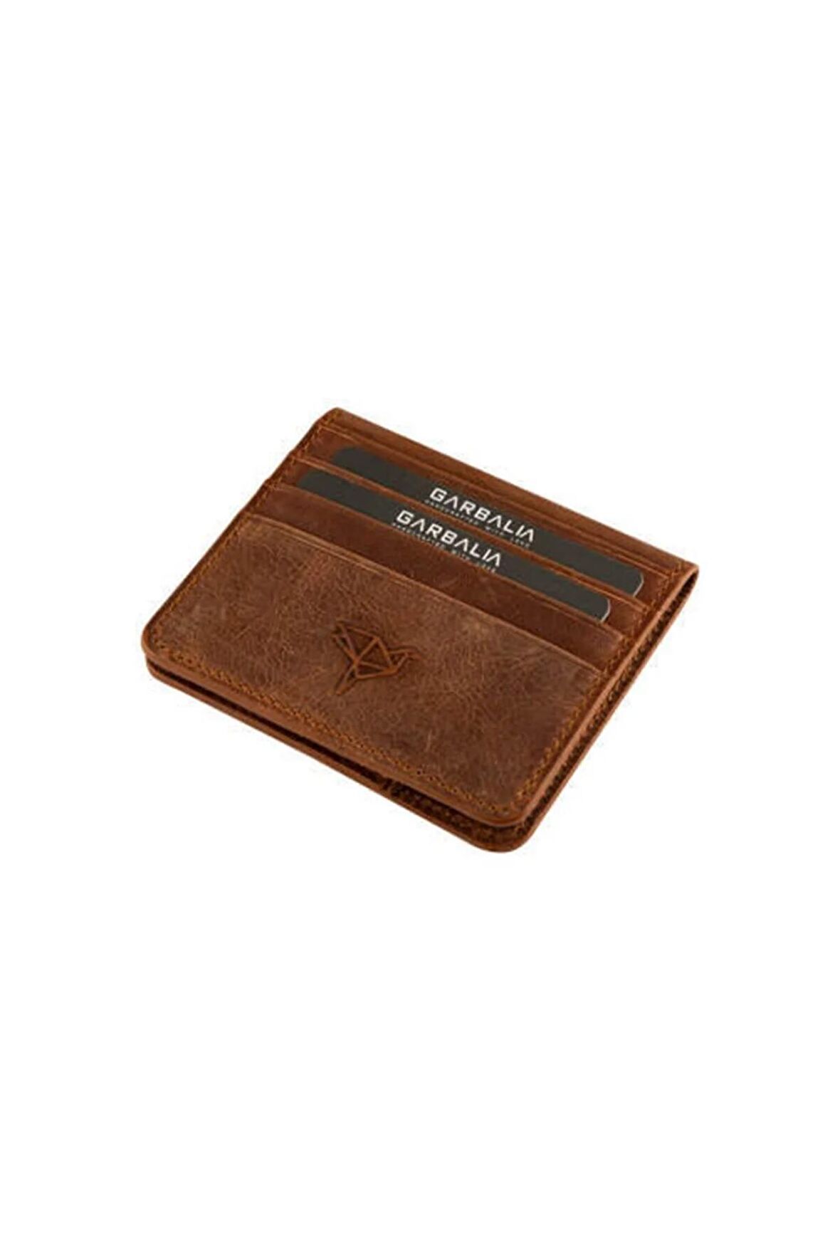 % 100 Hakiki Vintage Deri Taba Kartlık Para Portföy