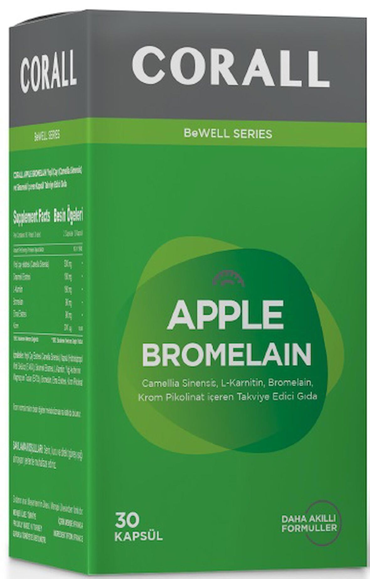 Apple Bromelain (yeşil Çay Ekstresi, L-karnitin Ve Krom Pikolinat)