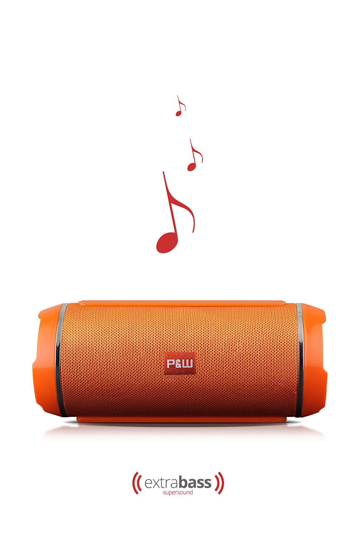 WRX05 90 dB SD Kart Aux Usb Girişli Turuncu Kablosuz Bluetooth Speaker Hoparlör Ses Bombası FM Radyo