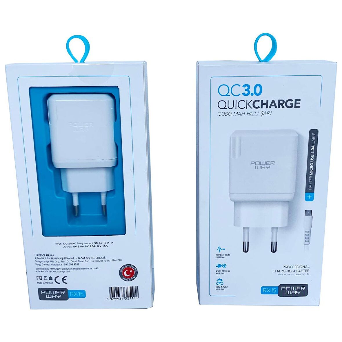 Micro Quick 3,000 Mah Hızlı Şarj Powerway RX15