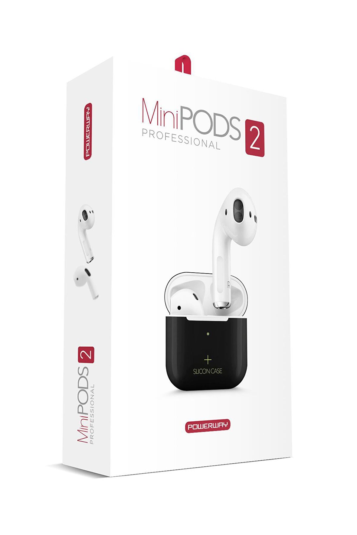 Minipods 2 Bluetooth Kulaklık Android iOs Uyumlu HD Ses Kalitesi Silikon Kılıf Hediyeli