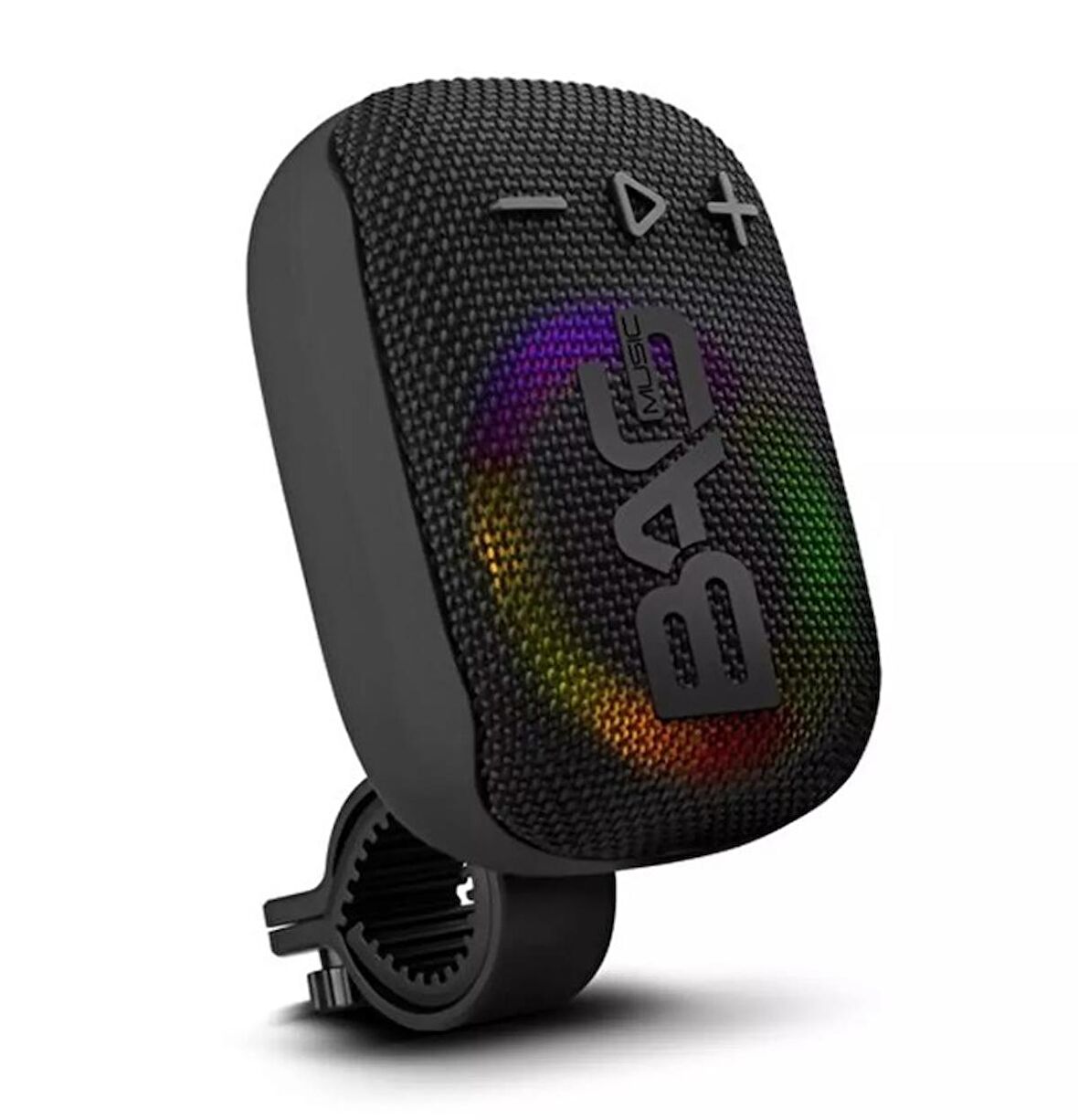 Technow Bisiklet Uyumlu Gidon Kemer Aparatlı Bluetooth Hoparlör Siyah