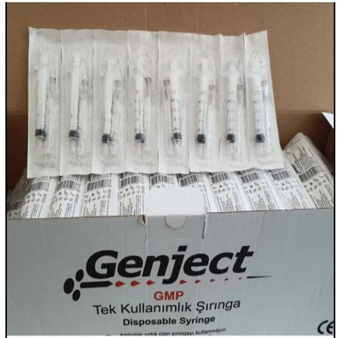 Genject 2,5 ml 3p 21G/38MM Enjektör 250 Adet