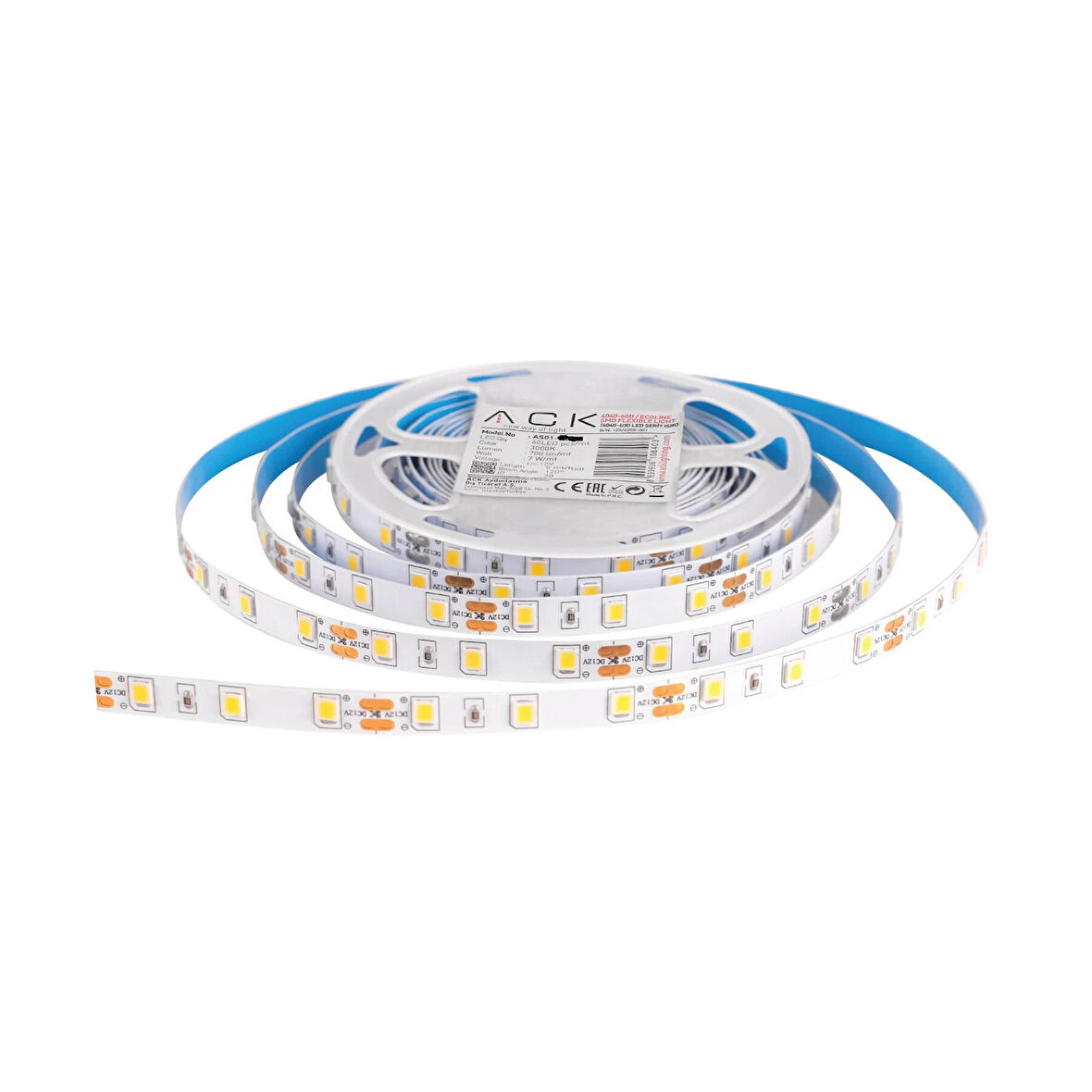 ACK 240 ÇİP ŞERİT LED 12V 16W 6500K