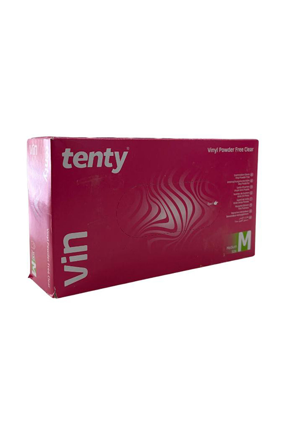 Tenty Vinil Pudrasız Eldiven Beyaz M (Medium)