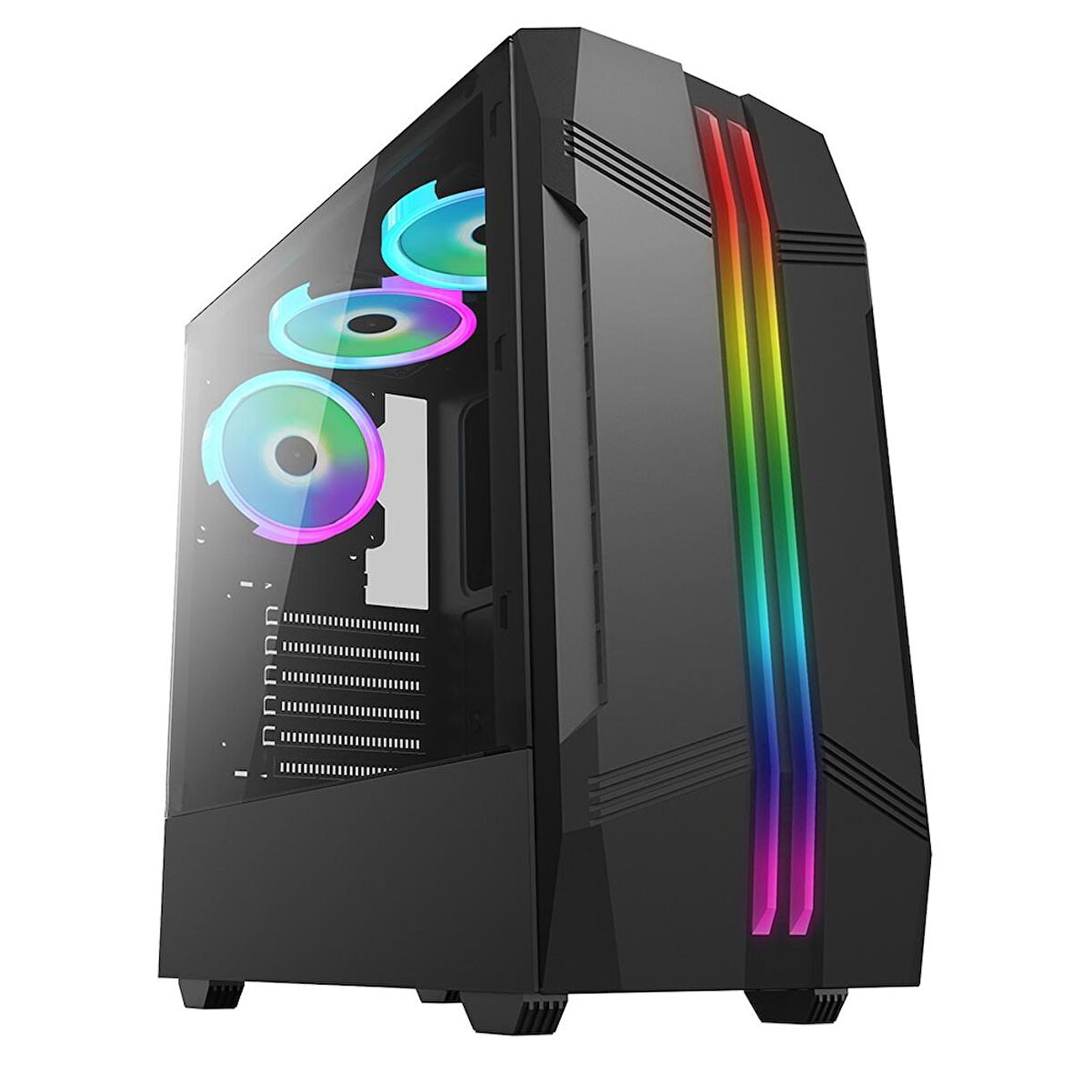 Blueforce Tiger 3 Fanlı Siyah ATX Bilgisayar Kasası