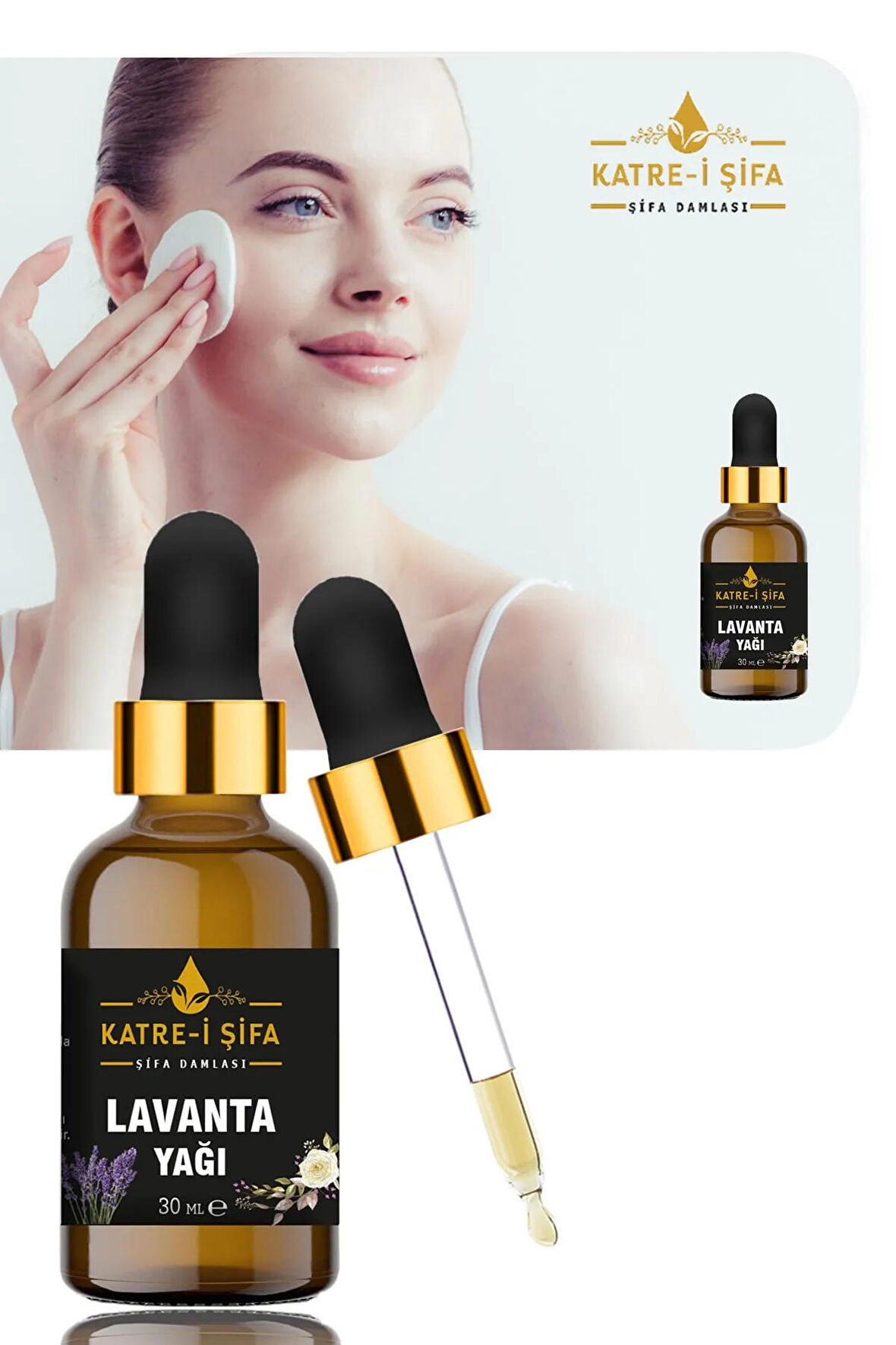 Katre-i Şifa Doğal Lavanta Yağı - Cilt Toniği 30 ml