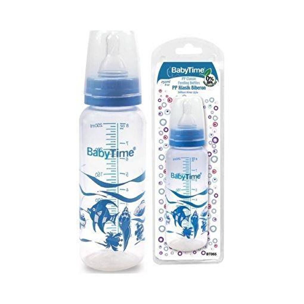 Babytime Klasik Pp Biberon (silikon Kiraz Uçlu)  250 Ml