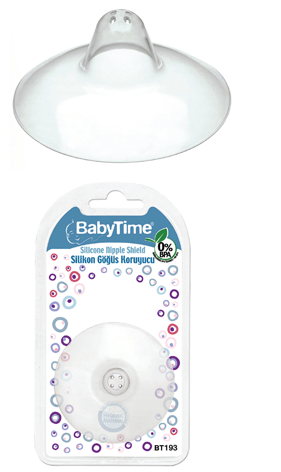 Baby Time Silikon Göğüs Koruyucu