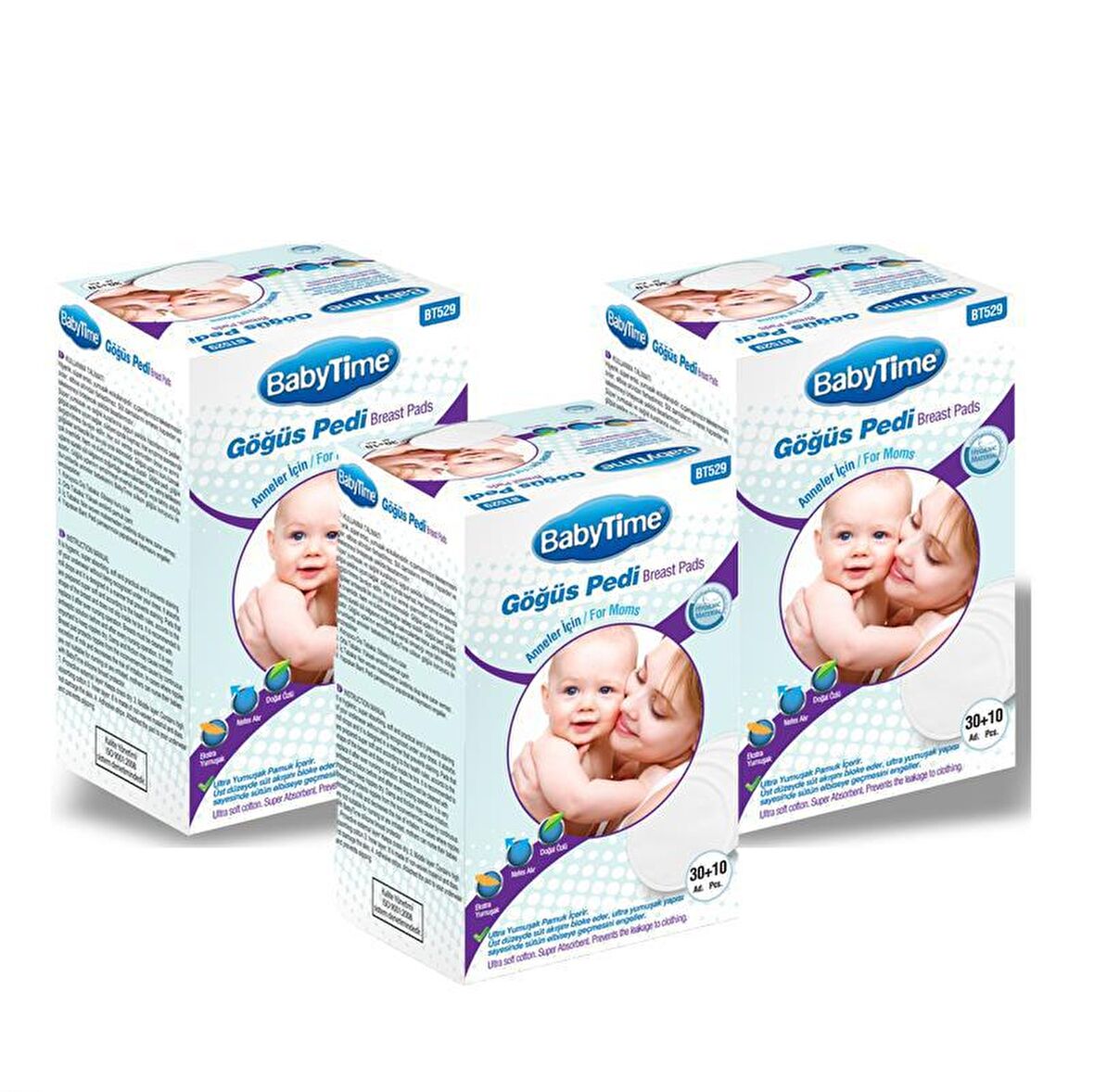 BabyTime BT529 Göğüs Pedi 40'Lı X 3 Adet