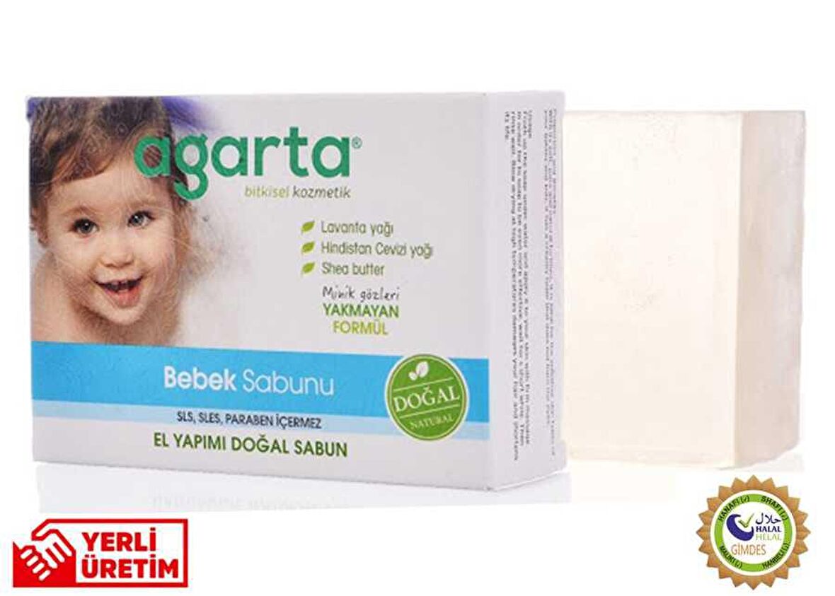 AGARTA DOĞAL BEBEK SABUNU 150GR