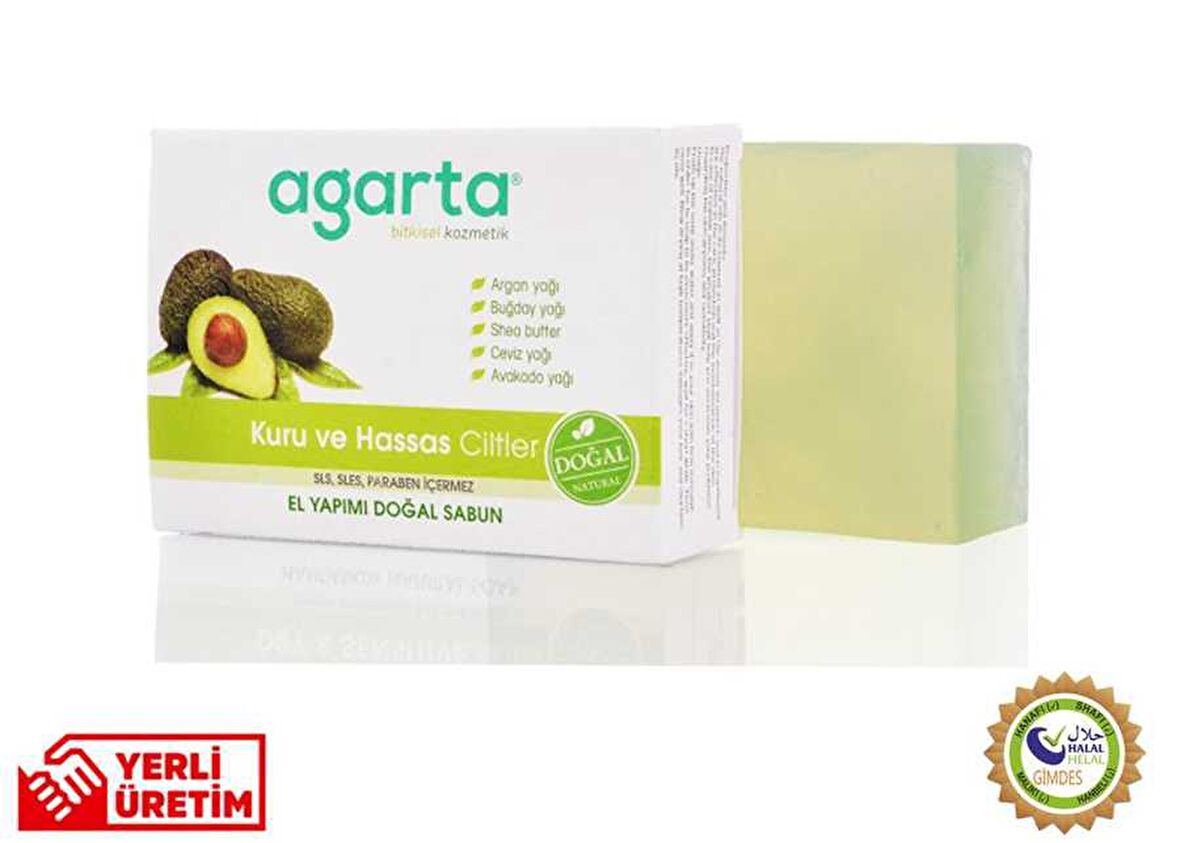 AGARTA DOĞAL KURU VE HASSAS CİLT SABUNU 150GR