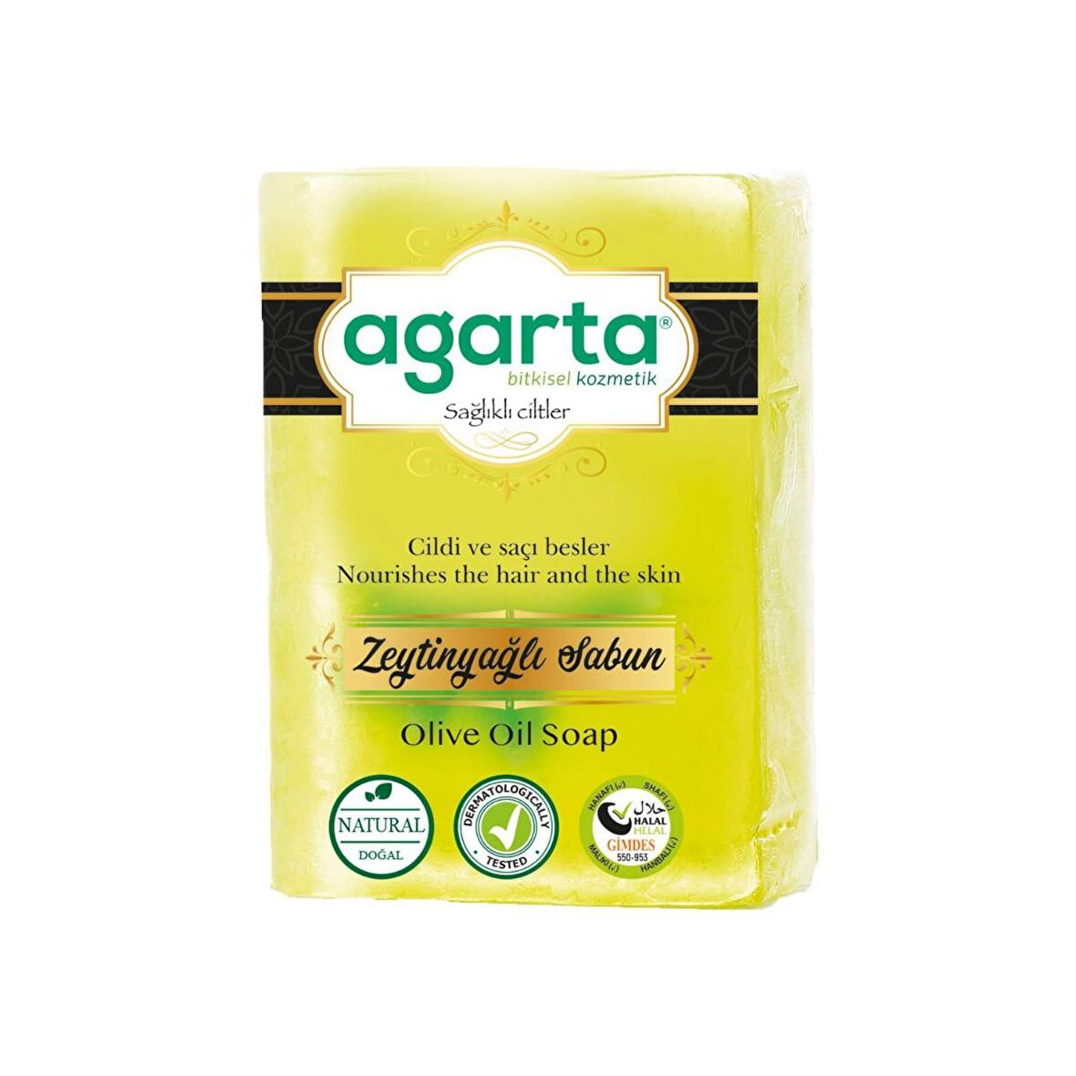 AGARTA EL YAPIMI DOĞAL ZEYTİNYAĞLI SABUN 150GR