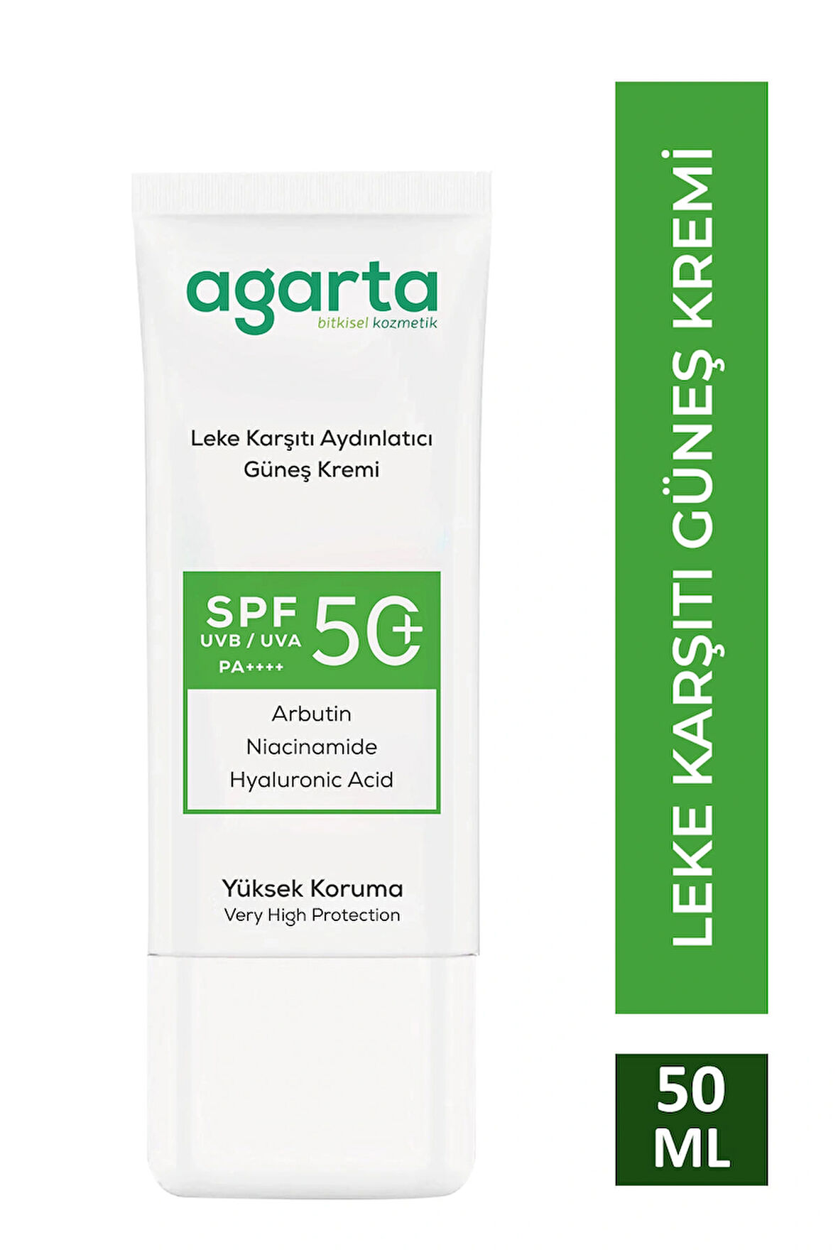 Leke Karşıtı Aydınlatıcı Spf+50 Yüz Güneş Kremi 50 Ml