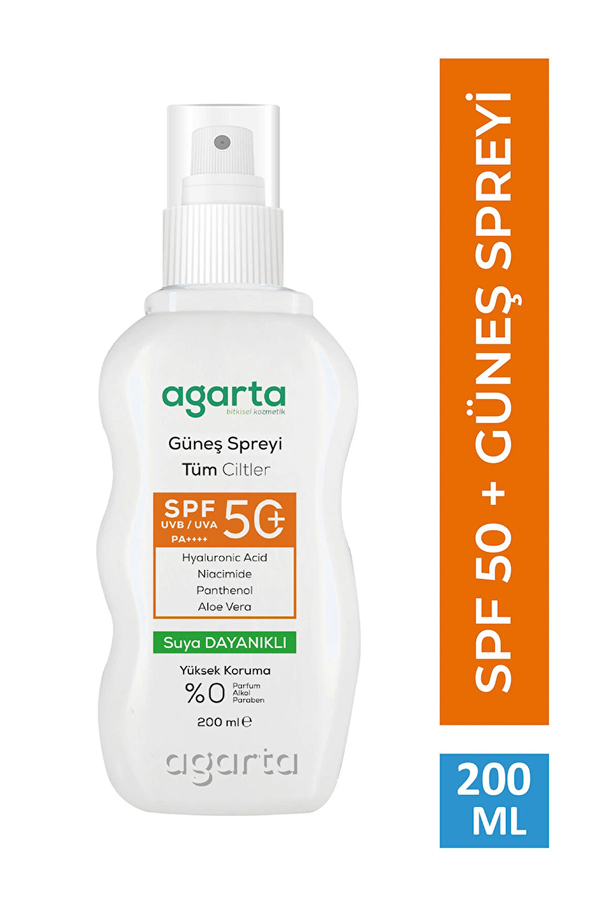 SPF 50+ Yüz Ve Vücut Güneş Koruyucu Sprey 200 ml
