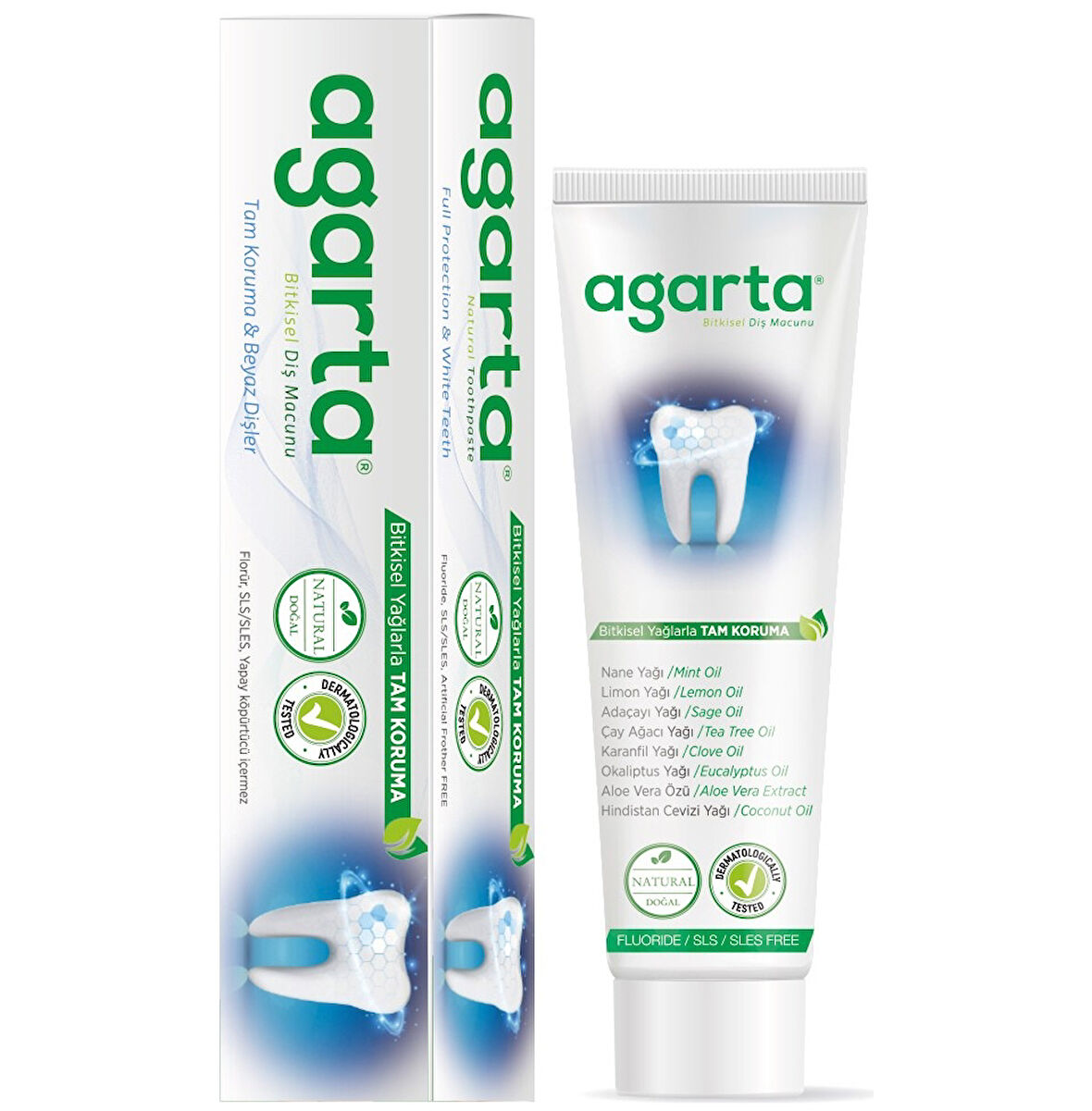 Agarta Doğal Diş Macunu 100ML Bitki Özlü