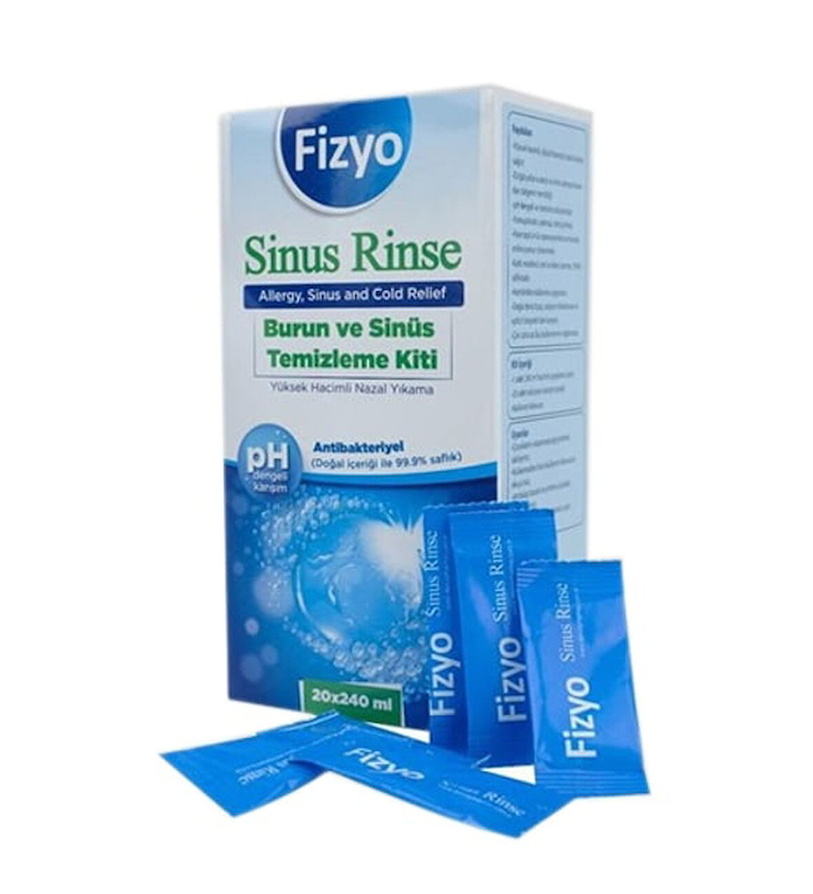 FİZYO SİNÜS RİNSE YETİŞKİN 240 ML (burun ve sinüs temizleme seti)