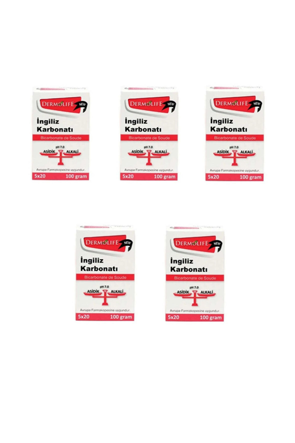İngiliz Karbonatı 100 Gr 5 Adet