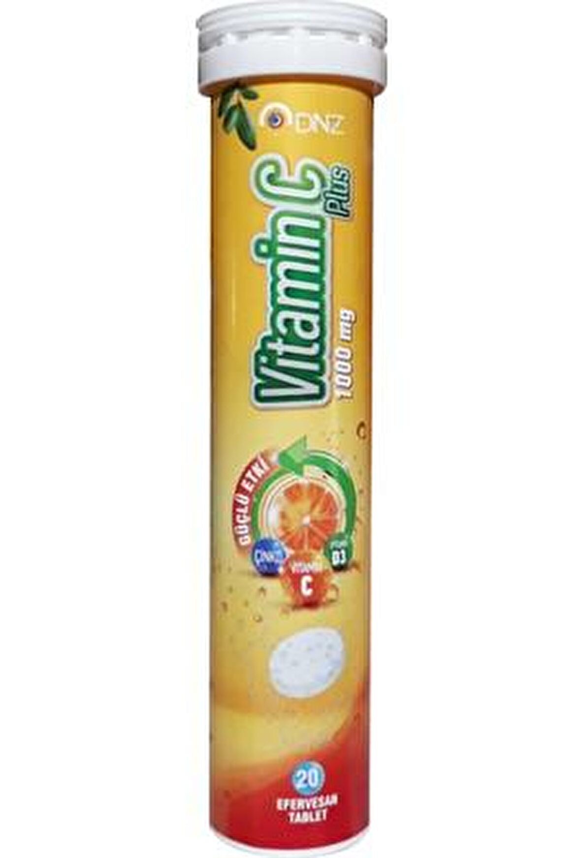 Dnz Vitamin C Plus 20 Efervesan Tablet