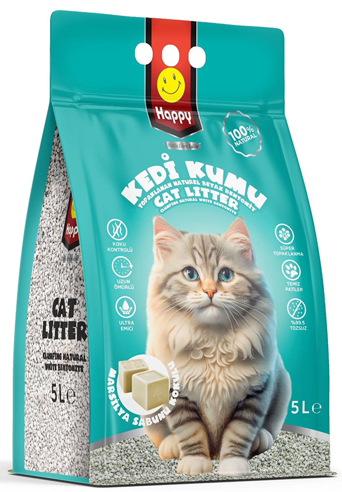 Happy Clean Kedi Kumu marsilya Sabunu 5 lt