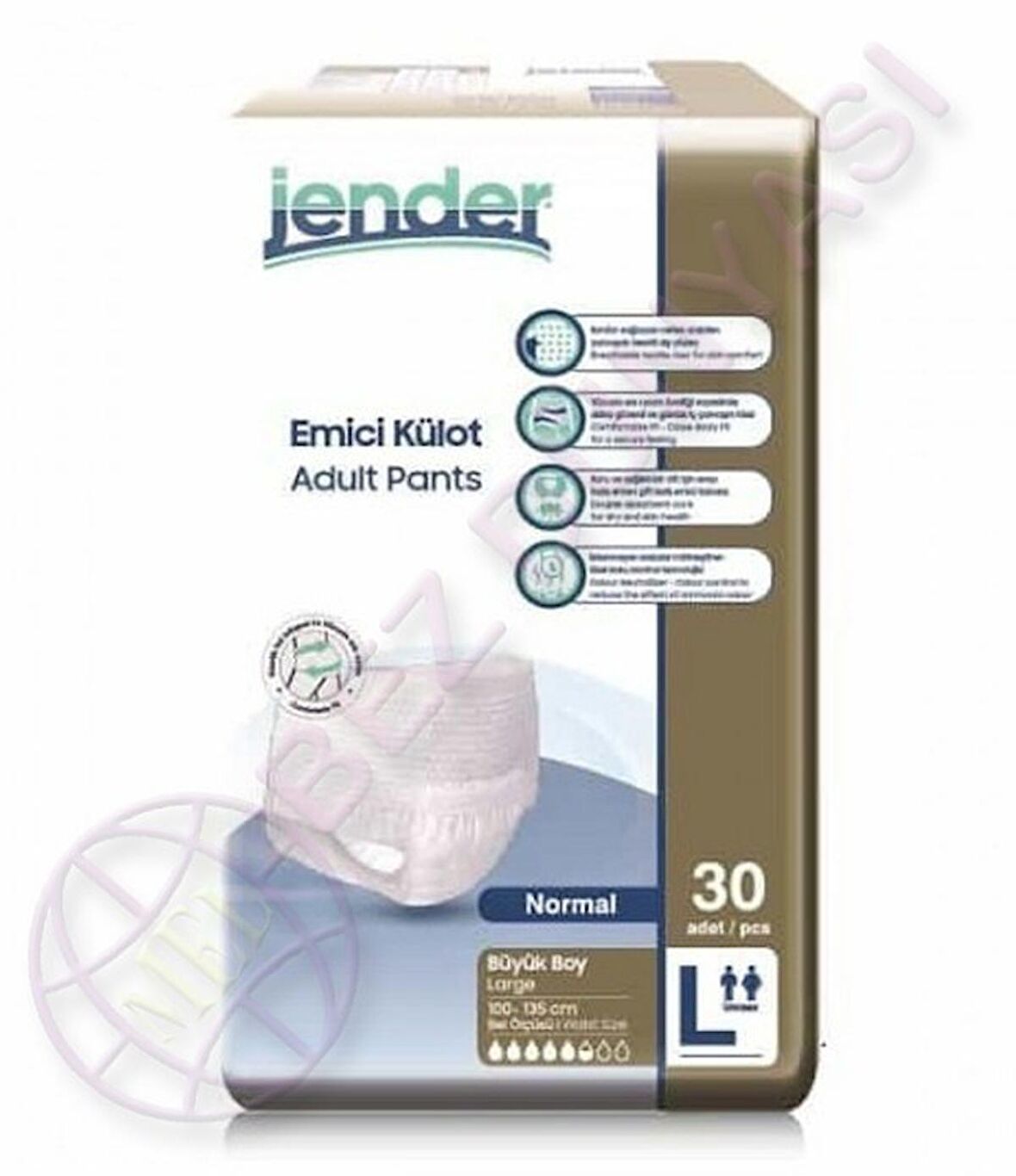 JENDER 5,5 DAMLA KÜLOT LARGE 60 ADET