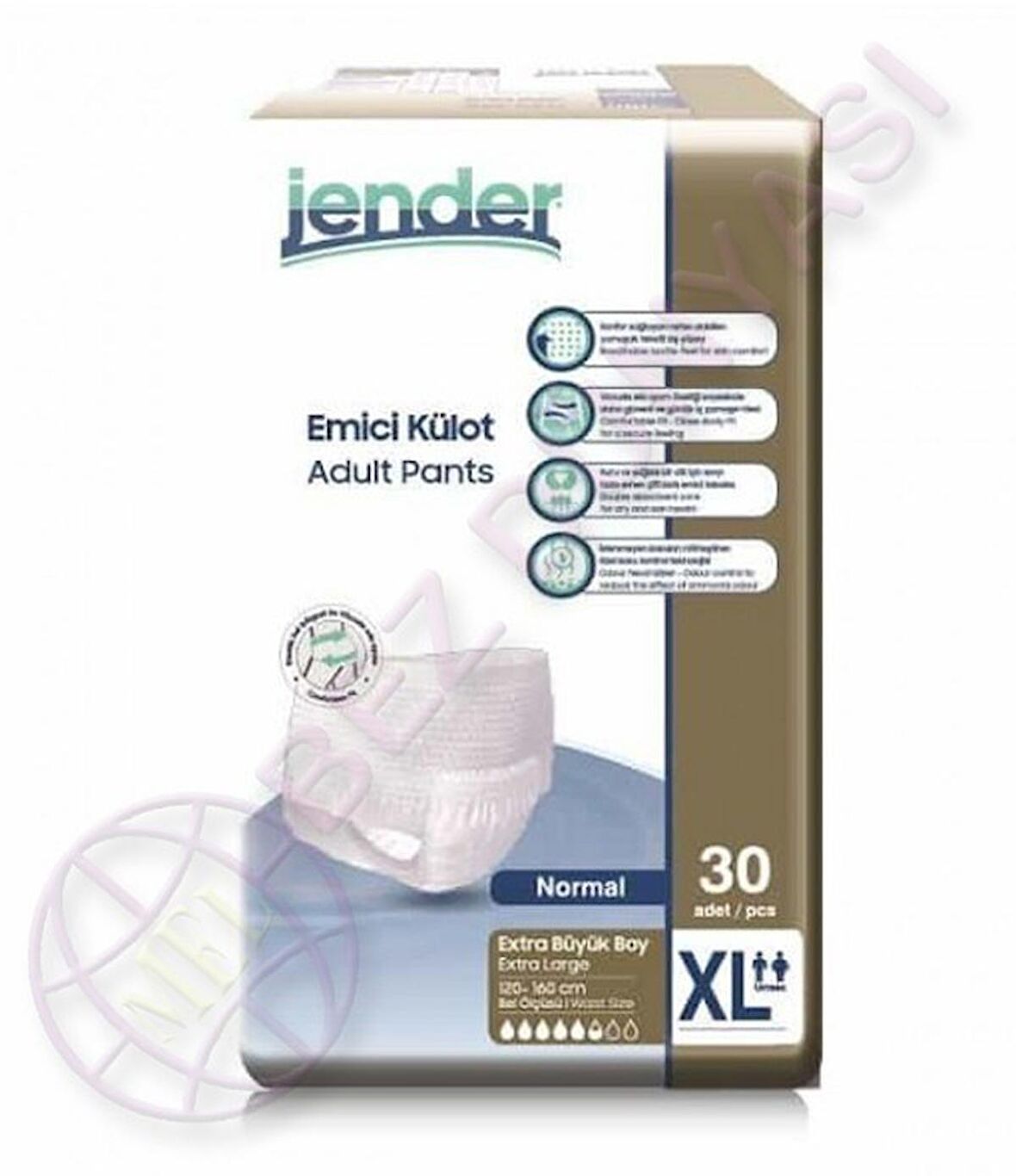 JENDER 5,5 DAMLA KÜLOT  XLARGE 60 ADET
