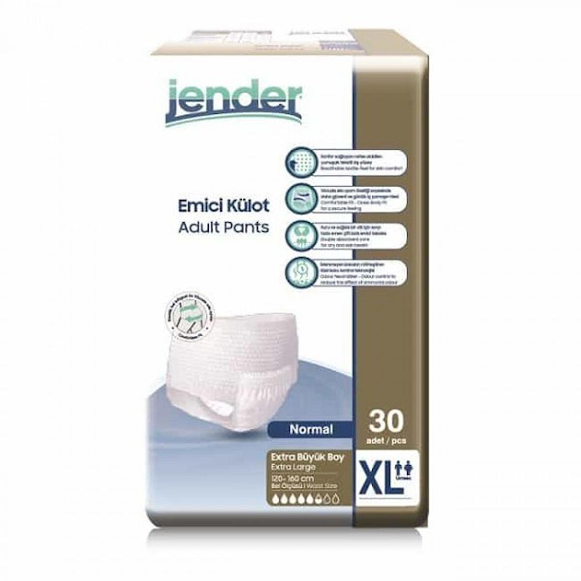 JENDER 5,5 DAMLA KÜLOT  XLARGE 30 ADET